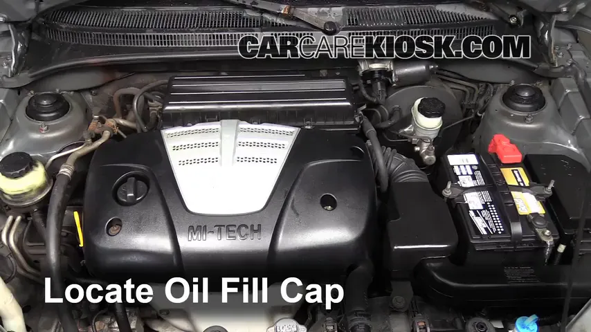 2004 Kia Rio 1.6L 4 Cyl. Oil Add Oil